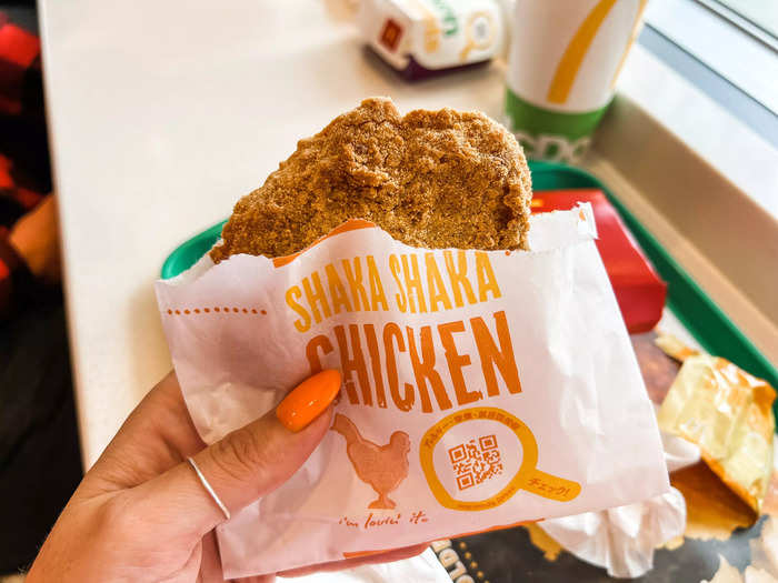 My husband and I also paired our meal with Shaka-Chicki, fried chicken that comes with a small bag of seasoning.