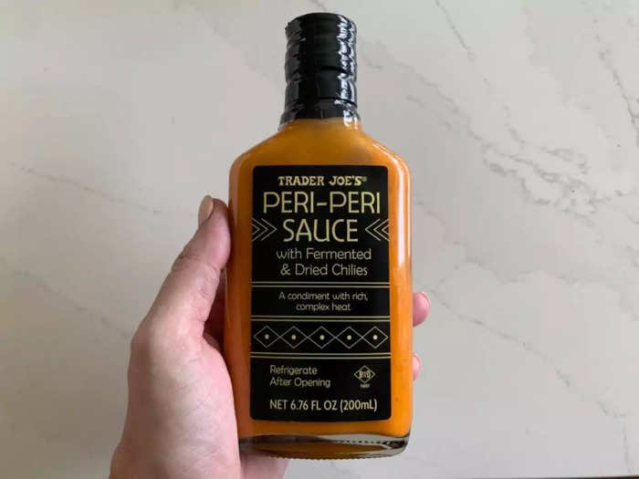 The peri-peri sauce pairs perfectly with meat.