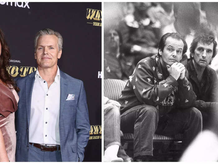 Max E. Williams plays Lakers superfan and legendary actor Jack Nicholson.