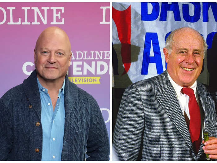 Michael Chiklis plays Boston Celtics executive Red Auerbach.