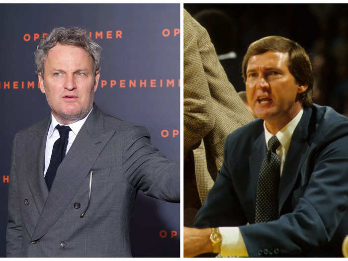 Jason Clarke plays Lakers General Manager Jerry West.