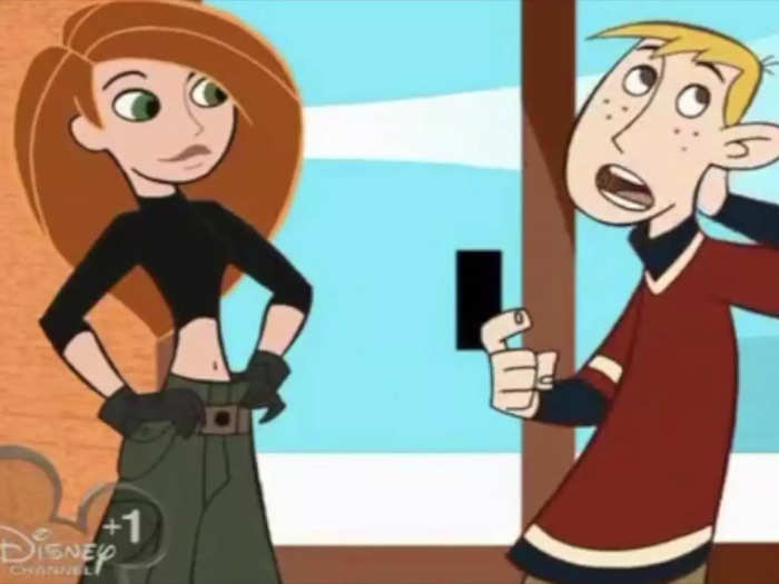 A girl must save the world in "Kim Possible Movie: So the Drama" (2005).