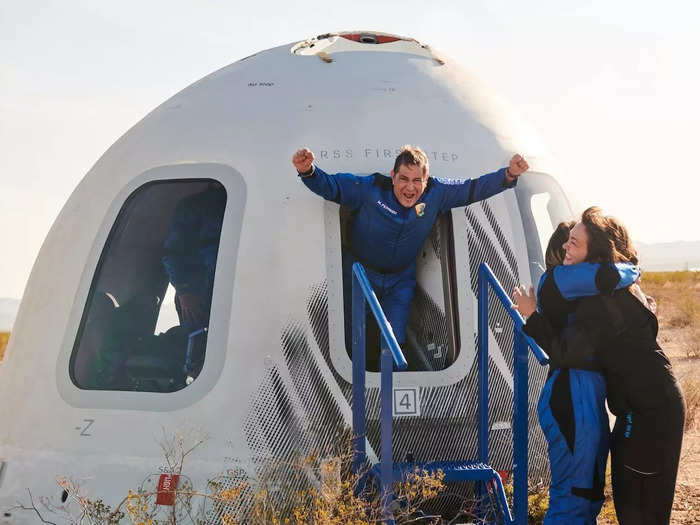 Mario Ferreira, a businessman and entrepreneur, became the first person from Portugal to travel to space after successfully completing NS-22. Sara Sabry, an engineer and CEO of the nonprofit Deep Space Initiative, pictured on the right, was the first person from Egypt to go to space.