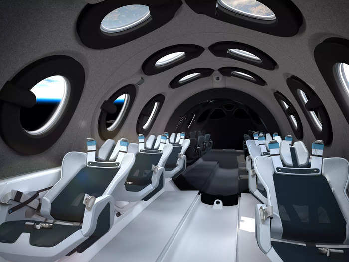 As of now, tickets are going for $450,000 a pop. While cabins can fit four people, Virgin Galactic intends on flying out only three passengers, reserving the final seat for an astronaut trainer.