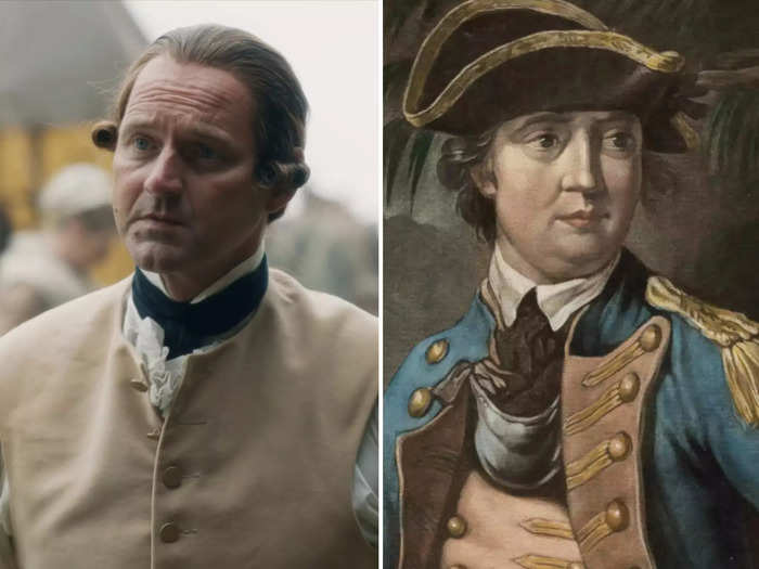 The episode sees Jamie and Claire cross paths with another key figure from the American Revolutionary War: Major General Benedict Arnold.