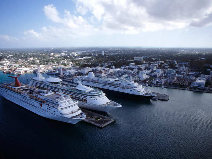 3. Nassau Cruise Port in The Bahamas at 3,212,603 passenger movements.