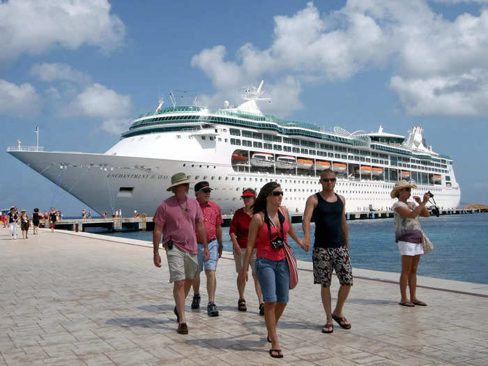 4. Cozumel Cruise Port in Mexico at 2,943,760 passenger movements.