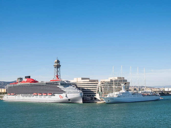 5. Port of Barcelona in Spain at 2,329,000 passenger movements.