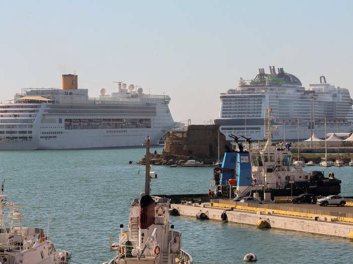 6. The Civitavecchia Port of Rome in Italy at 2,172,000 passenger movements.