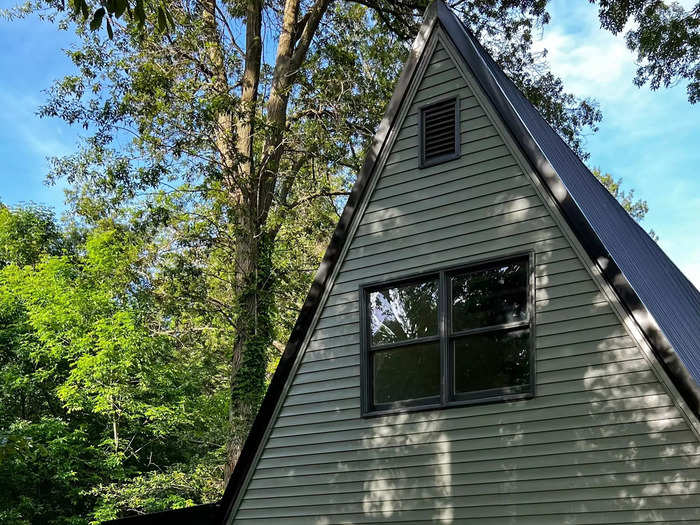 The couple also added a deck to the back of the house.