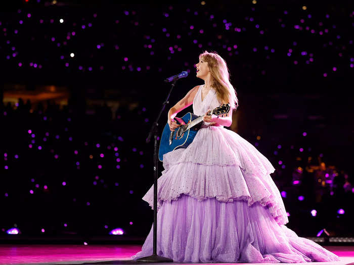 34. The cupcake-shaped "Speak Now" ballgown