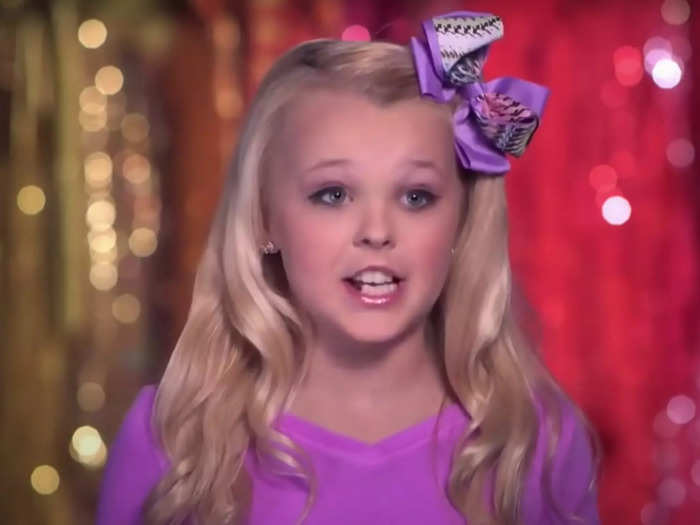 JoJo Siwa started dying her hair blonde at a very young age.
