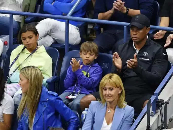 Woods likes tennis as well.