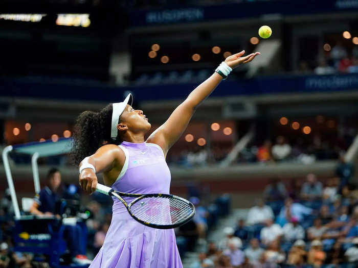 Tennis star Naomi Osaka drinks a post-workout smoothie with greens and ginger.