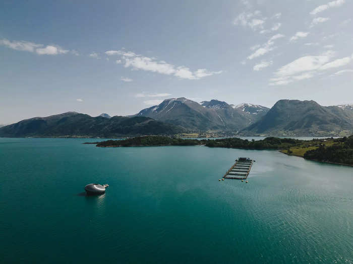 In June, Restaurant Iris opened its doors in the middle of a Norwegian fjord.