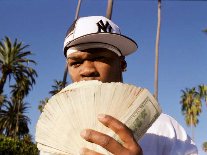 50 Cent in 2005, shortly after the release of his sophomore album "The Massacre."