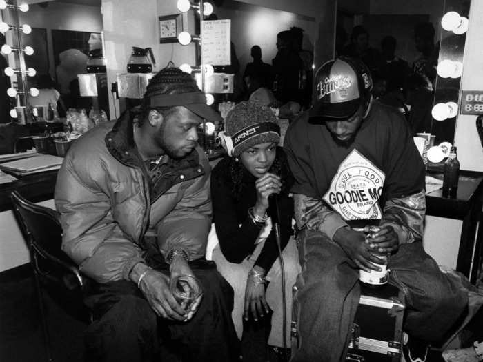 Pras, Lauryn Hill, and Wyclef Jean – better known as Fugees – in 1996.