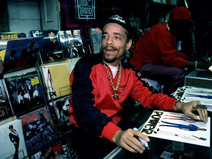 Ice-T, the forefather of gangsta rap, in 1988.