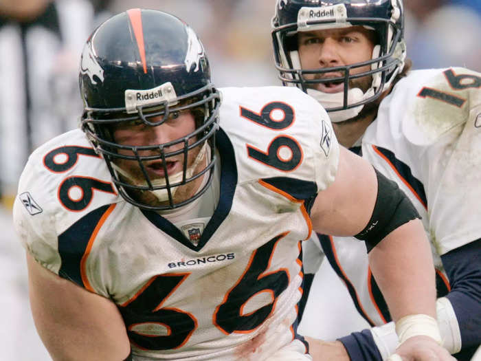 Tom Nalen was a 290-pound center for the Denver Broncos who last played in 2007.