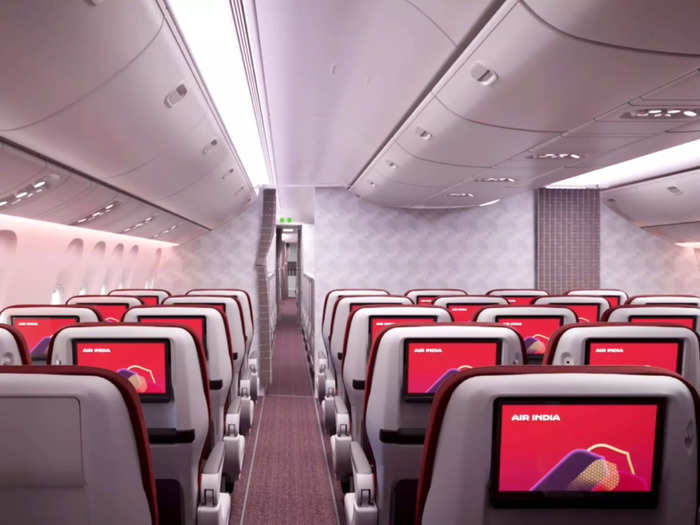 While old Air India widebodies went straight from business to regular coach, the company is now introducing a new premium economy section.