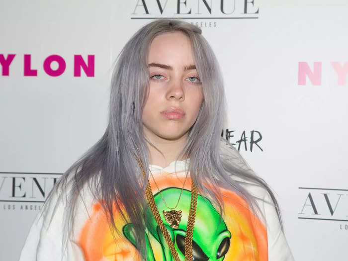 Billie Eilish has been rocking bold hair since the start of her career.