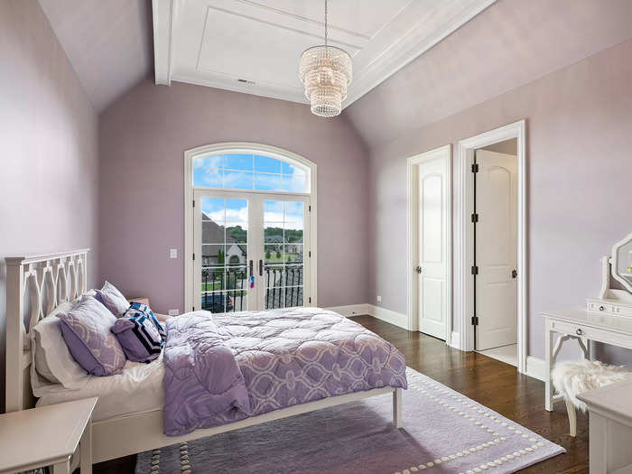 Purple can overwhelm the space.