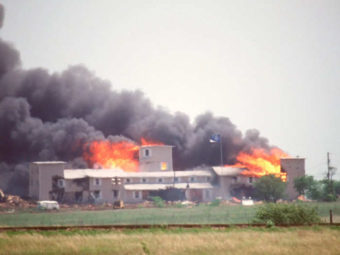 The following year, in 1993, in Waco, Texas, federal agents were involved in another deadly standoff. This time, it was with a religious sect called the Branch Davidians led by a man named David Koresh.