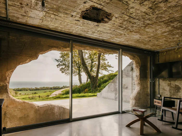 Though the bunker pays homage to its past, it has a modern look and is 