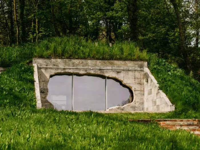 The architects tried to come up with a design that would celebrate the bunker