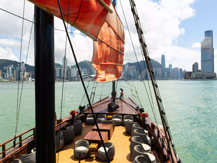 Junk boats are perfect for catching the sunset or beating the summer heat.