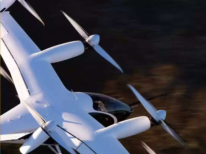 Equipped with six propellers and 12 batteries, the S4 2.0 is designed to fly up to 150 miles on a single charge.