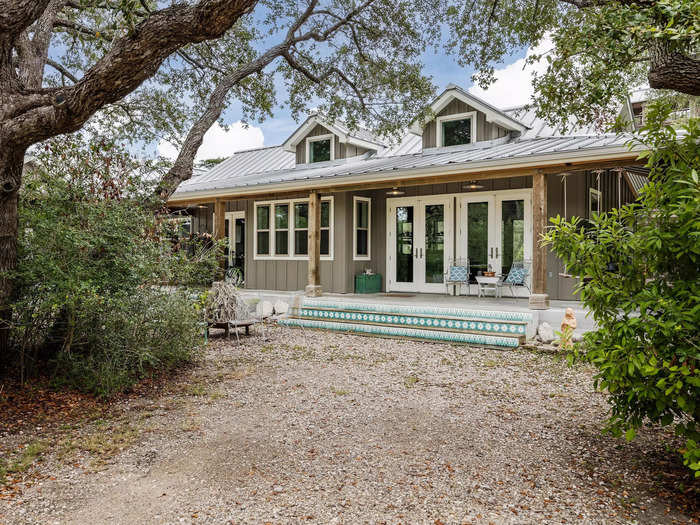 The home was built in 2013. It was designed for indoor and outdoor seating, offering a seamless flow within its living spaces.