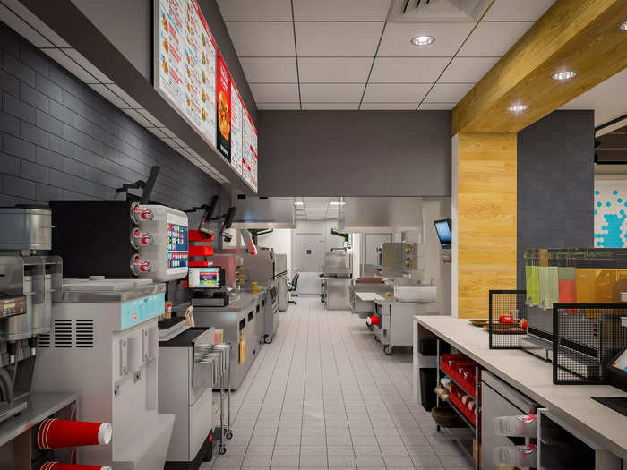 Especially busy restaurants will also have high-capacity kitchens, which Wendy