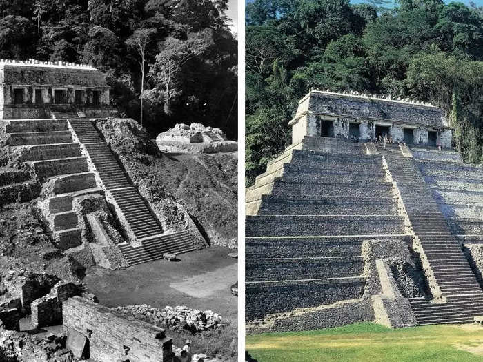 Mayan Temple of the Inscriptions, Chiapas, Mexico