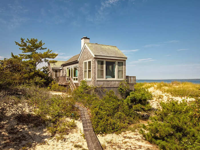 Down the way from Chip Chop, there are two beach houses dubbed the "shacks." Sawyer purchased them and the 2.6 acres they sit on sometime in the 2000s.