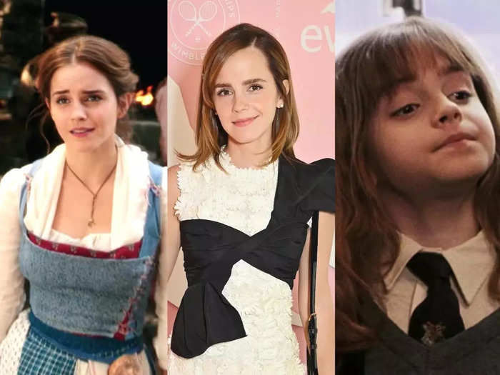 The first and the last "Harry Potter" movies, starring Emma Watson, made over a billion dollars.