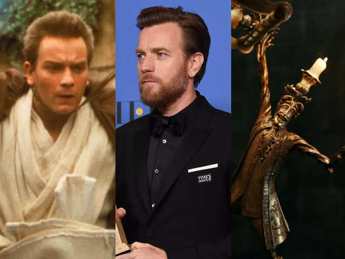 Ewan McGregor is mostly known for his "Star Wars" movies but he also starred in the box office hit "Beauty and the Beast."