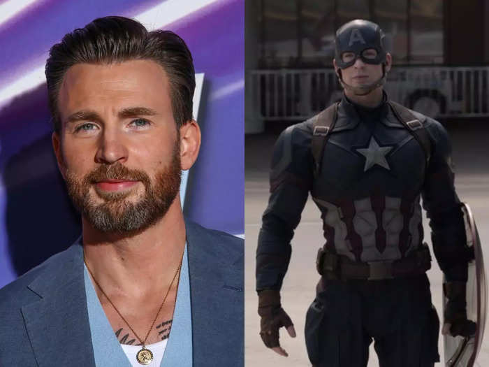 Chris Evans has played Captain America in many of Marvel