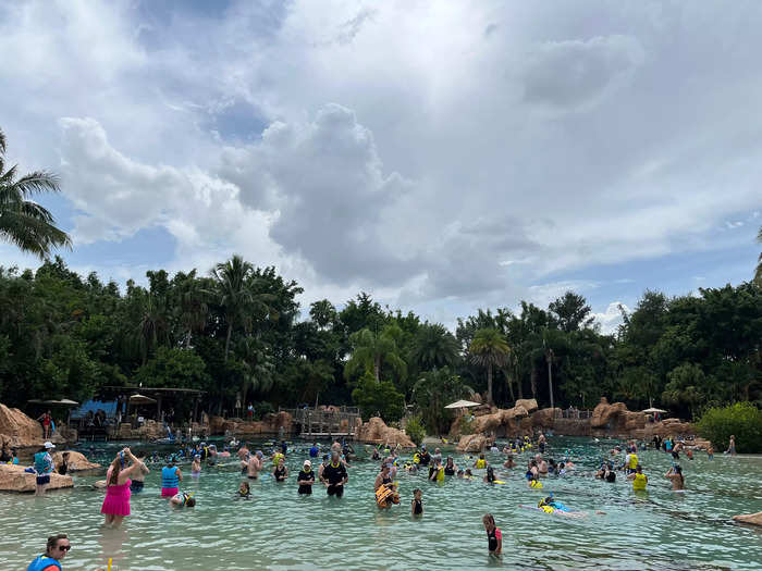 Before leaving, I attempted to snorkel around the Grand Reef, but it was too crowded.