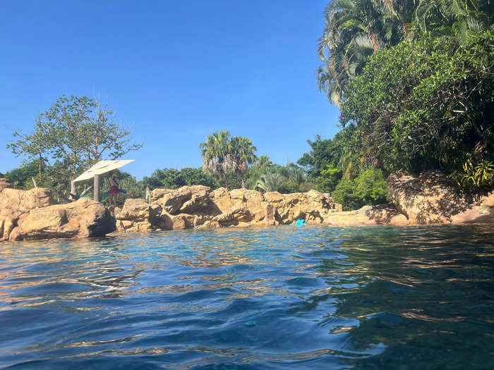 The first water feature we enjoyed was the lazy river.