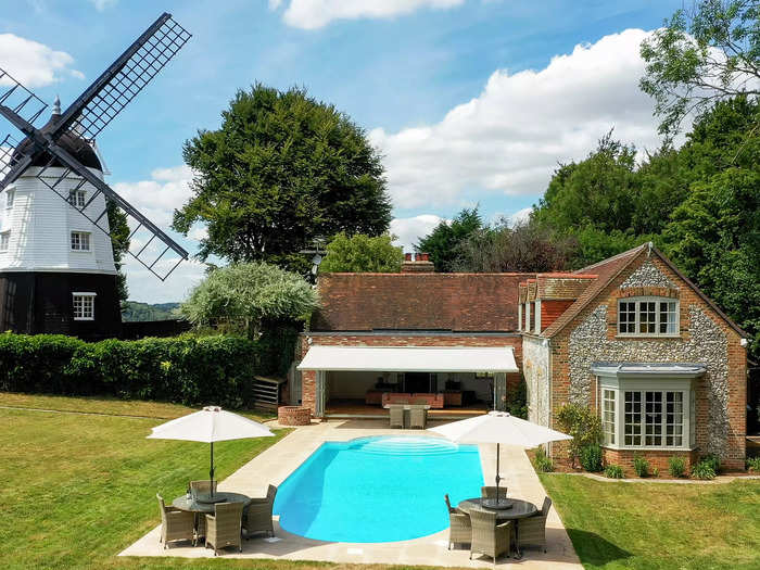 Cobstone Mill, a 4-bedroom house in Buckinghamshire, England, is on the market for $11.4 million — and it comes with its own windmill.