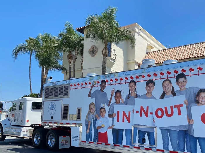 In 1974, In-N-Out launched its Cookout Department with an event using a grill and a pickup truck.