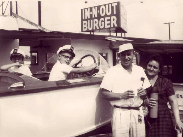 Harry and Esther Snyder opened the first In-N-Out restaurant in 1948. At that time, a burger cost 25 cents.