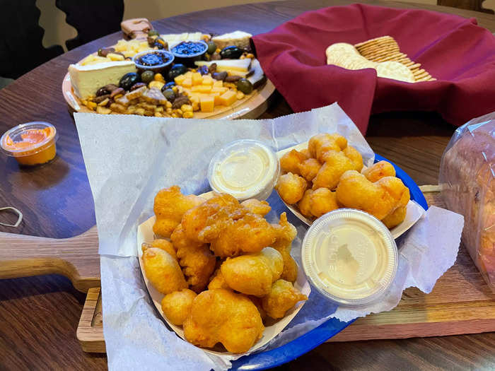 You can also order fresh cheese curds and grab a beer at the bar.