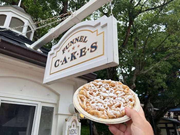 You can get a funnel cake somewhere else.