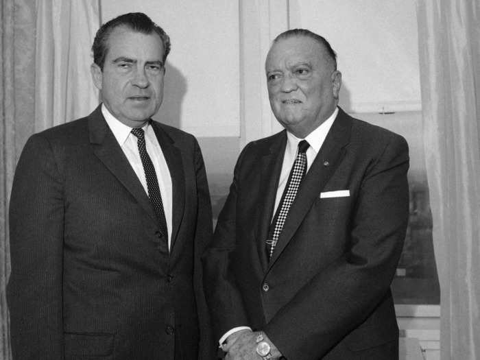 Five years later, in 1970, President Richard Nixon butted heads with Hoover.