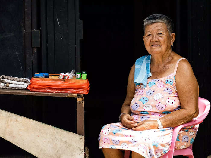 I met Cecilia Rondino, who has been cooking and selling tuslob buwa for over 60 years.