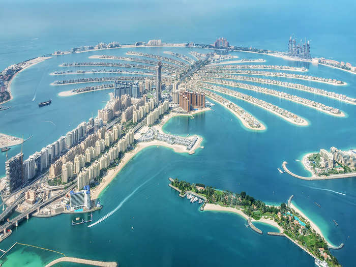 Palm Jumeirah of Dubai