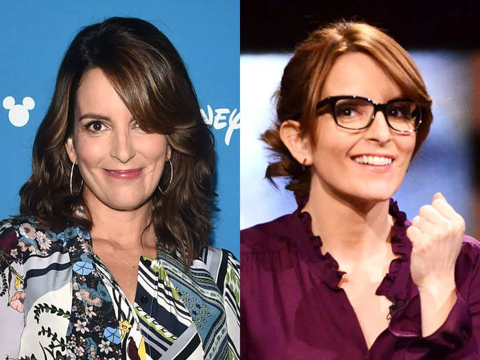 Tina Fey is pretty well-known for her glasses, but she has switched it up in the past.