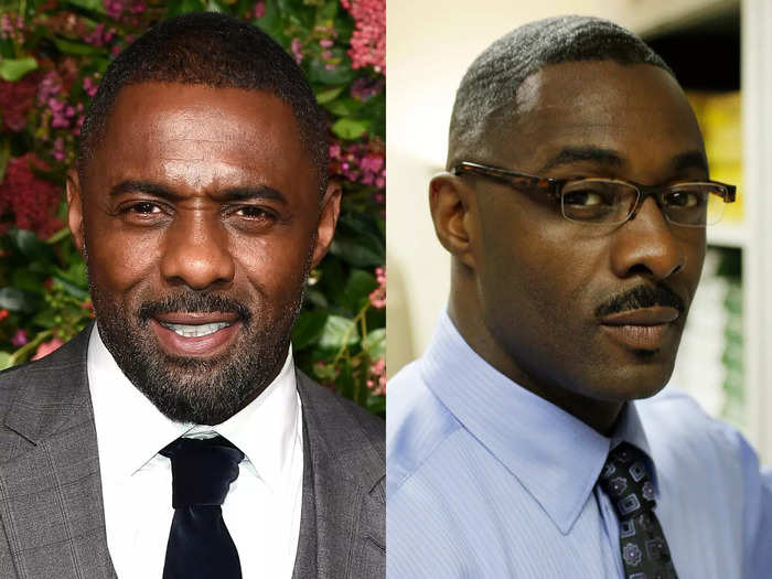 Idris Elba wore glasses for his role on "The Office."